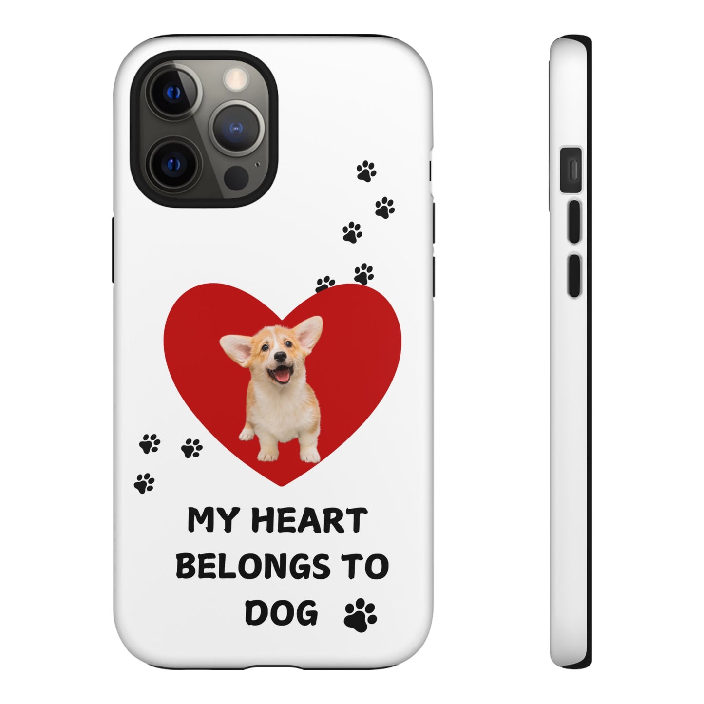 My Heart Belongs to Dog -Corgi Pup Version- Smart Phone Tough Case