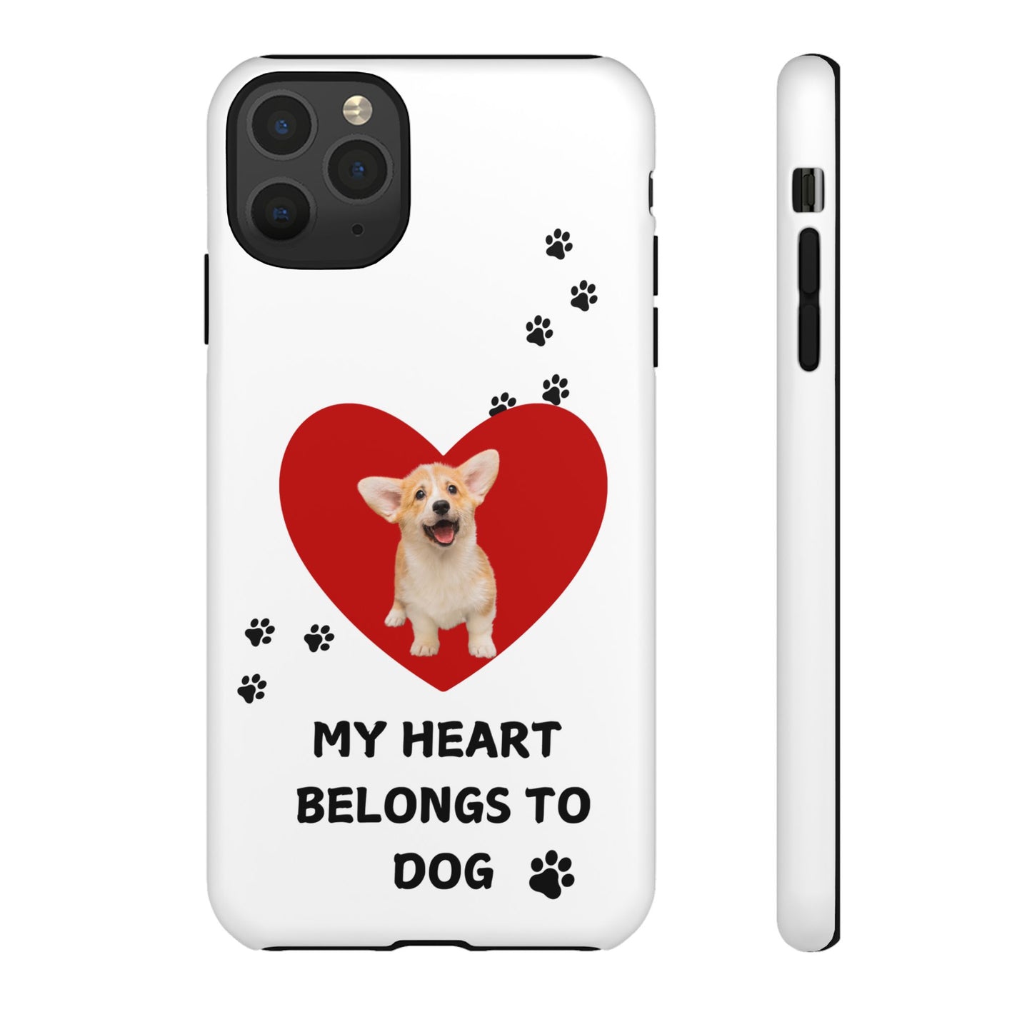 My Heart Belongs to Dog -Corgi Pup Version- Smart Phone Tough Case