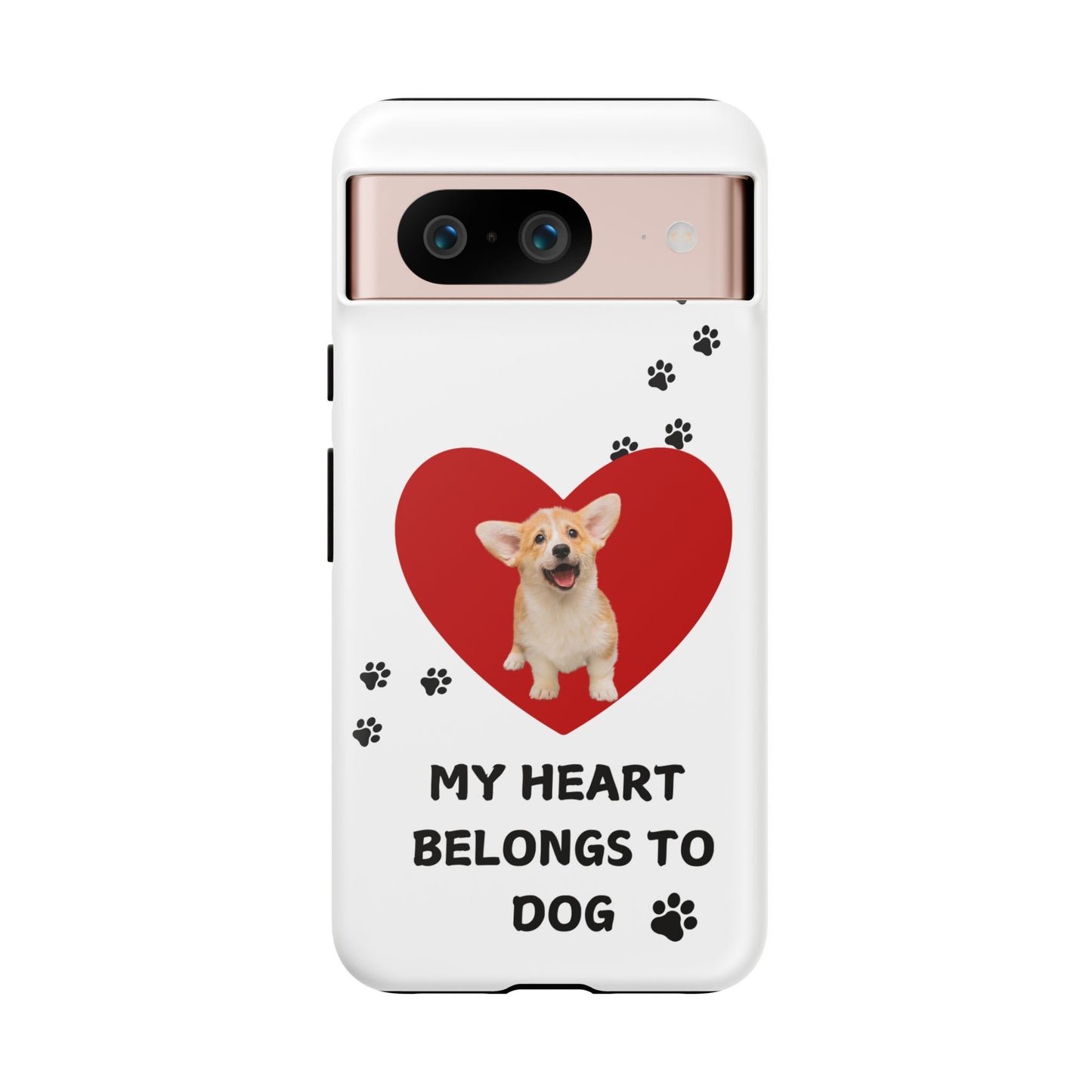 My Heart Belongs to Dog -Corgi Pup Version- Smart Phone Tough Case