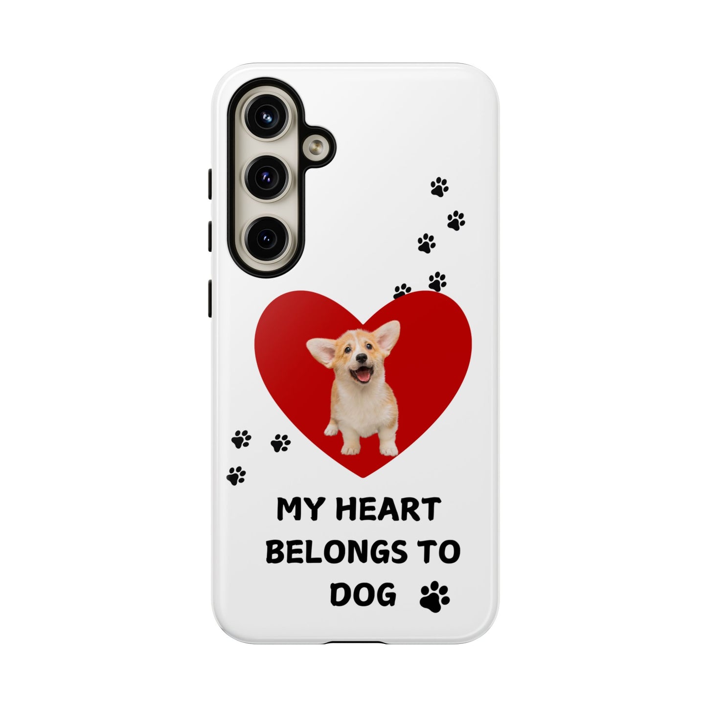 My Heart Belongs to Dog -Corgi Pup Version- Smart Phone Tough Case