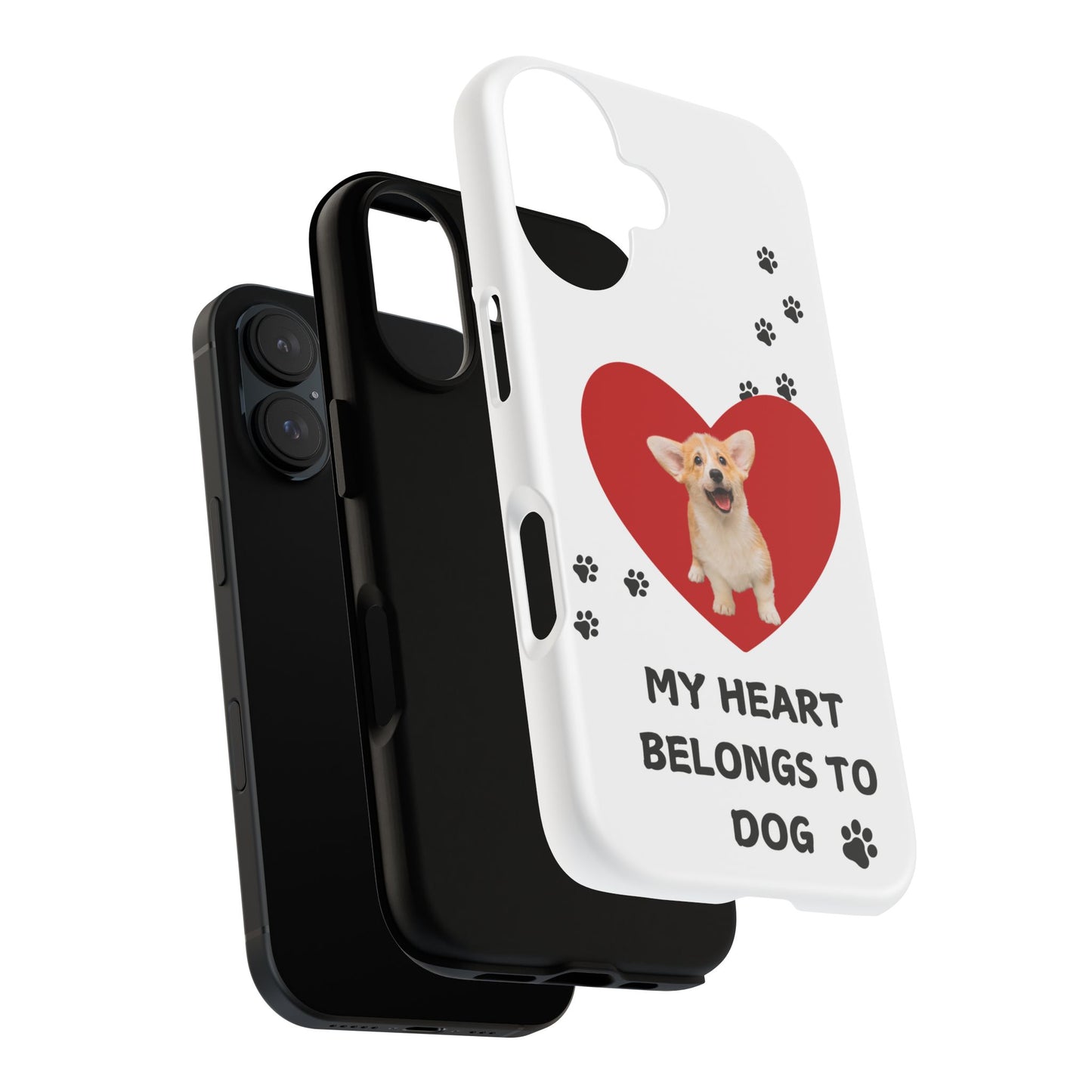 My Heart Belongs to Dog -Corgi Pup Version- Smart Phone Tough Case