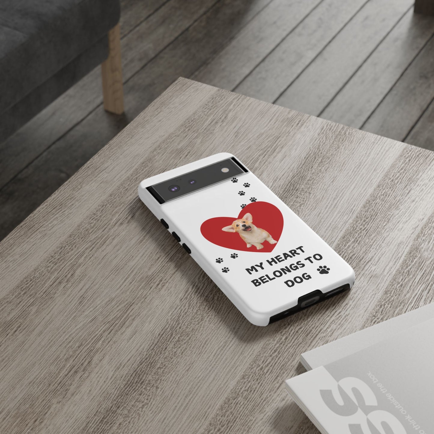 My Heart Belongs to Dog -Corgi Pup Version- Smart Phone Tough Case