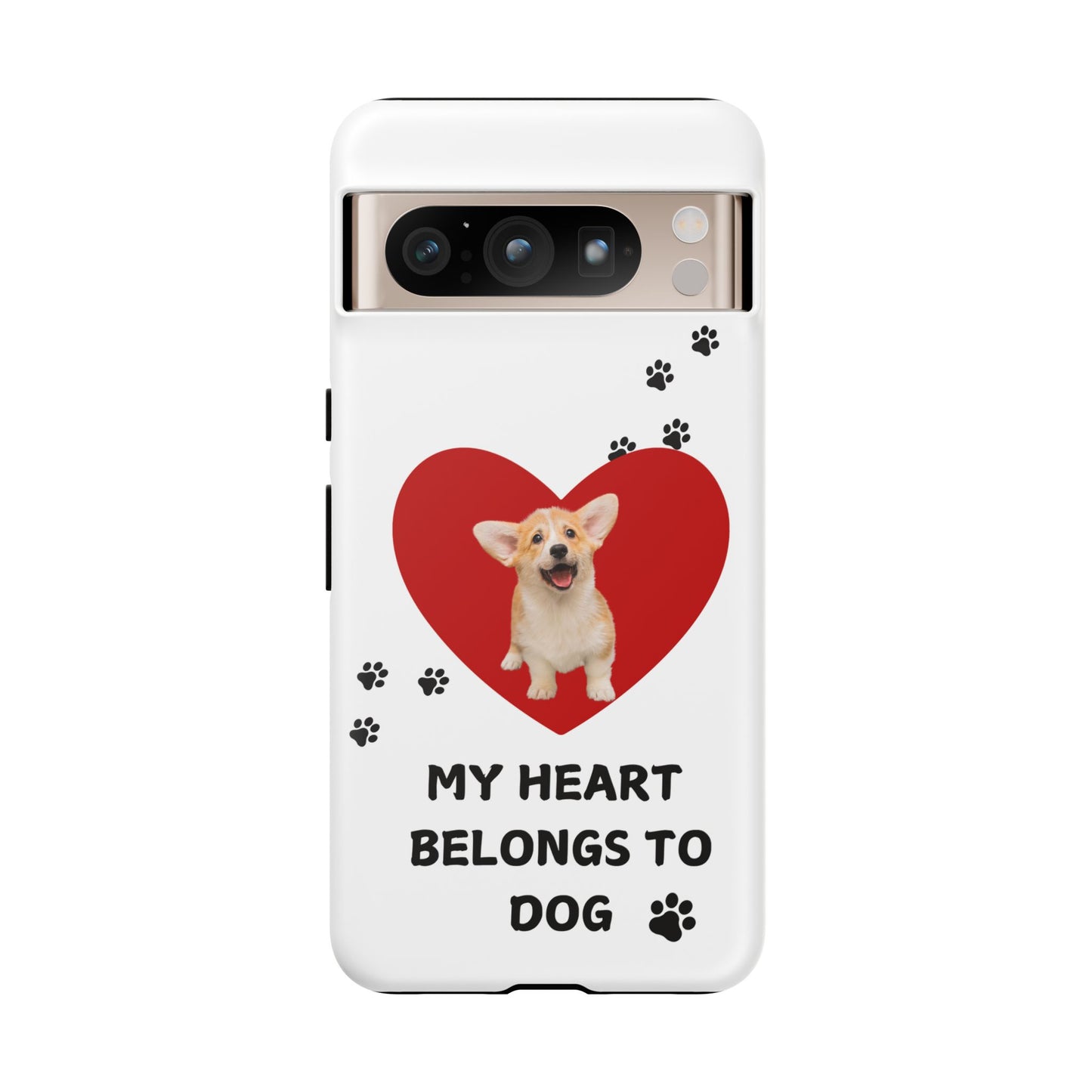 My Heart Belongs to Dog -Corgi Pup Version- Smart Phone Tough Case