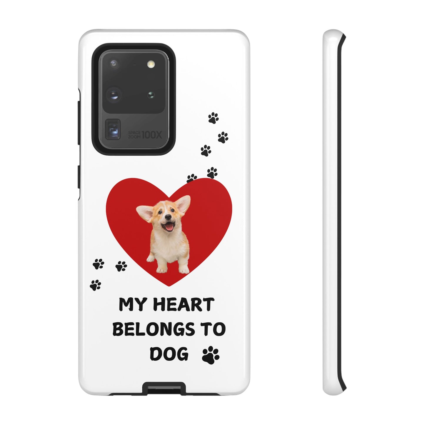 My Heart Belongs to Dog -Corgi Pup Version- Smart Phone Tough Case