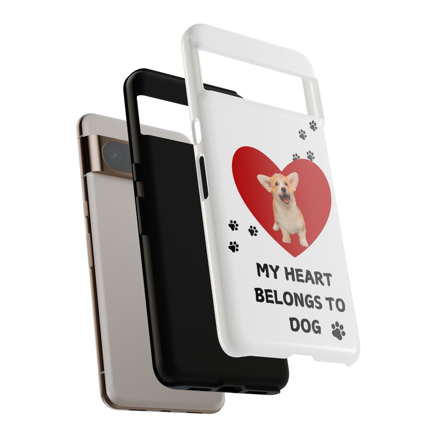 My Heart Belongs to Dog -Corgi Pup Version- Smart Phone Tough Case