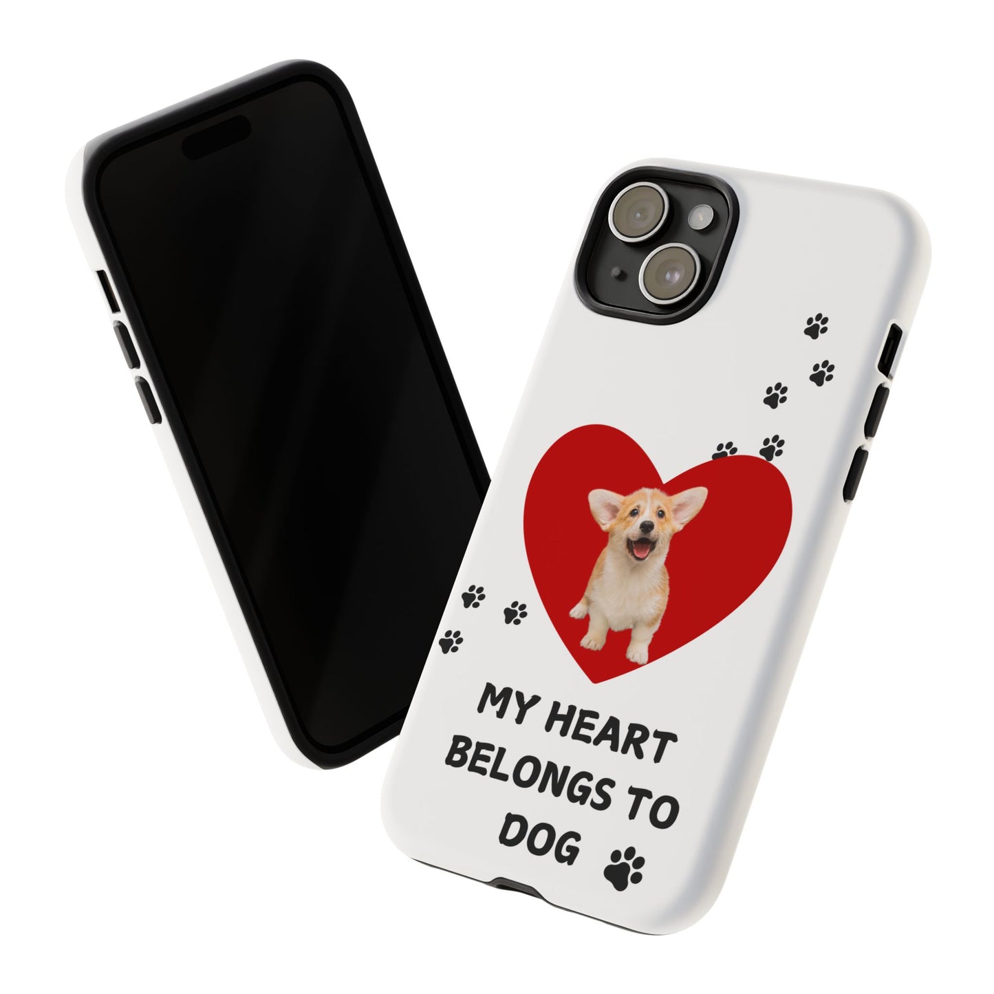 My Heart Belongs to Dog -Corgi Pup Version- Smart Phone Tough Case