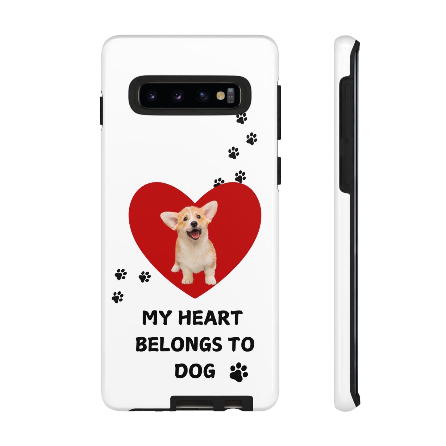 My Heart Belongs to Dog -Corgi Pup Version- Smart Phone Tough Case