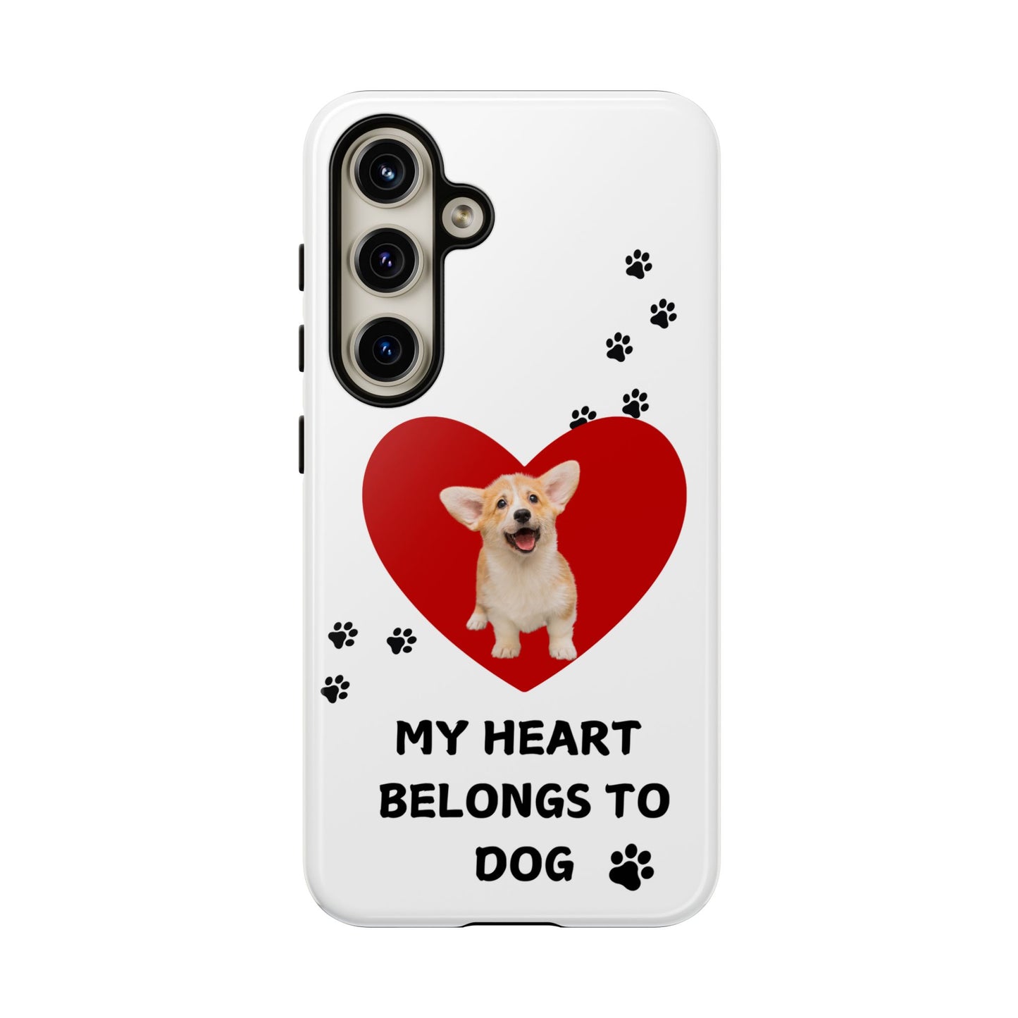 My Heart Belongs to Dog -Corgi Pup Version- Smart Phone Tough Case