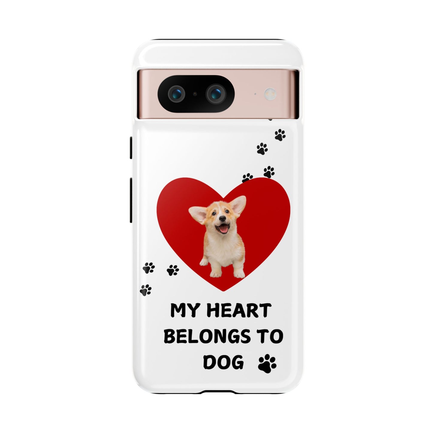 My Heart Belongs to Dog -Corgi Pup Version- Smart Phone Tough Case