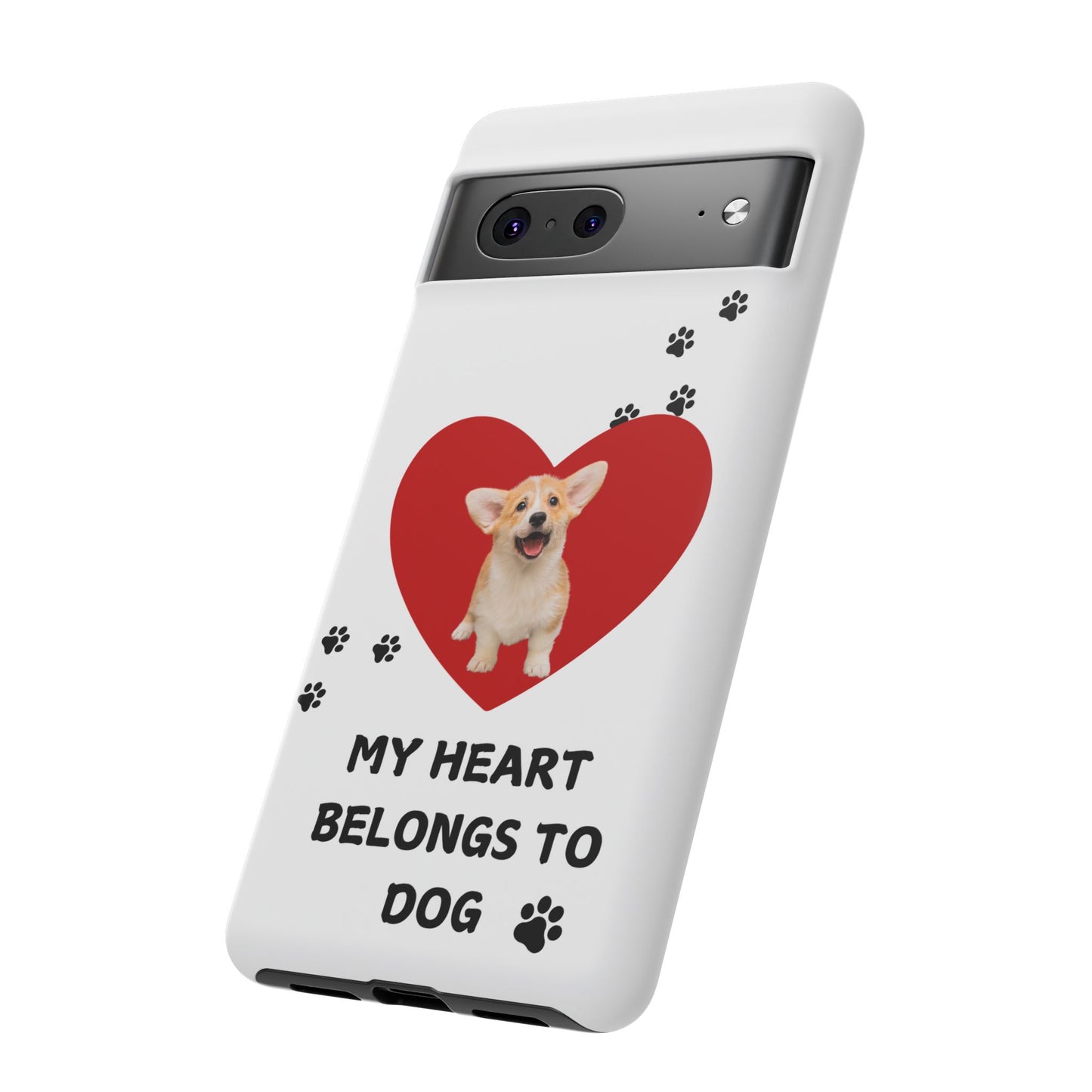 My Heart Belongs to Dog -Corgi Pup Version- Smart Phone Tough Case