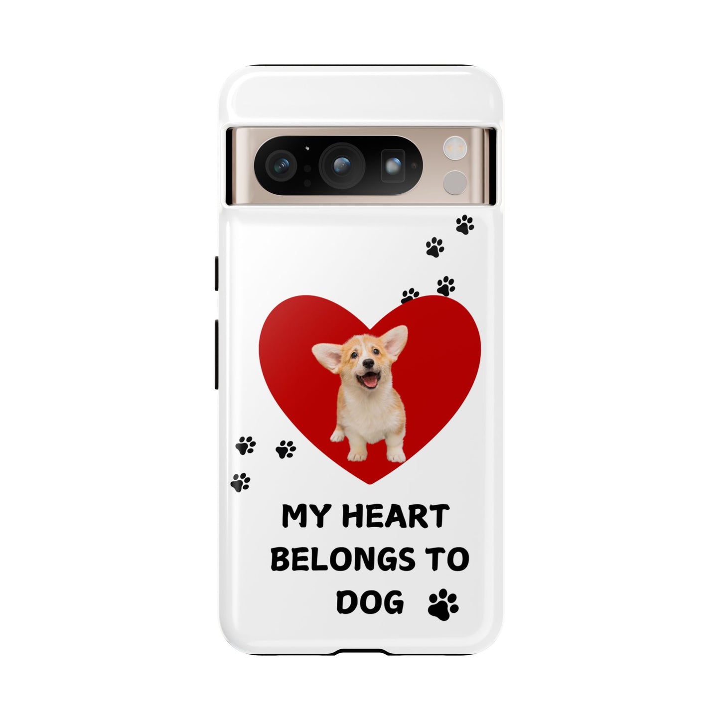 My Heart Belongs to Dog -Corgi Pup Version- Smart Phone Tough Case