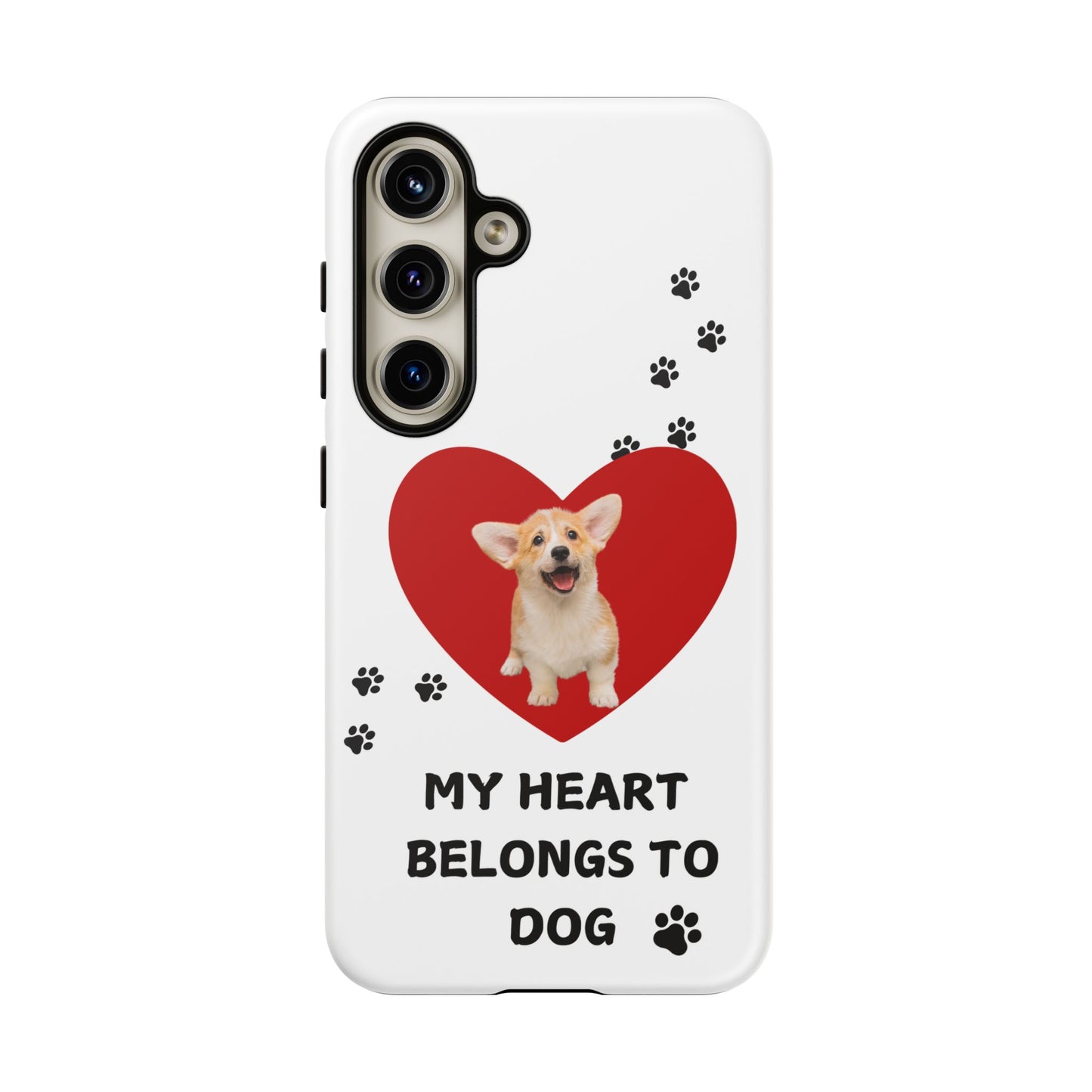 My Heart Belongs to Dog -Corgi Pup Version- Smart Phone Tough Case