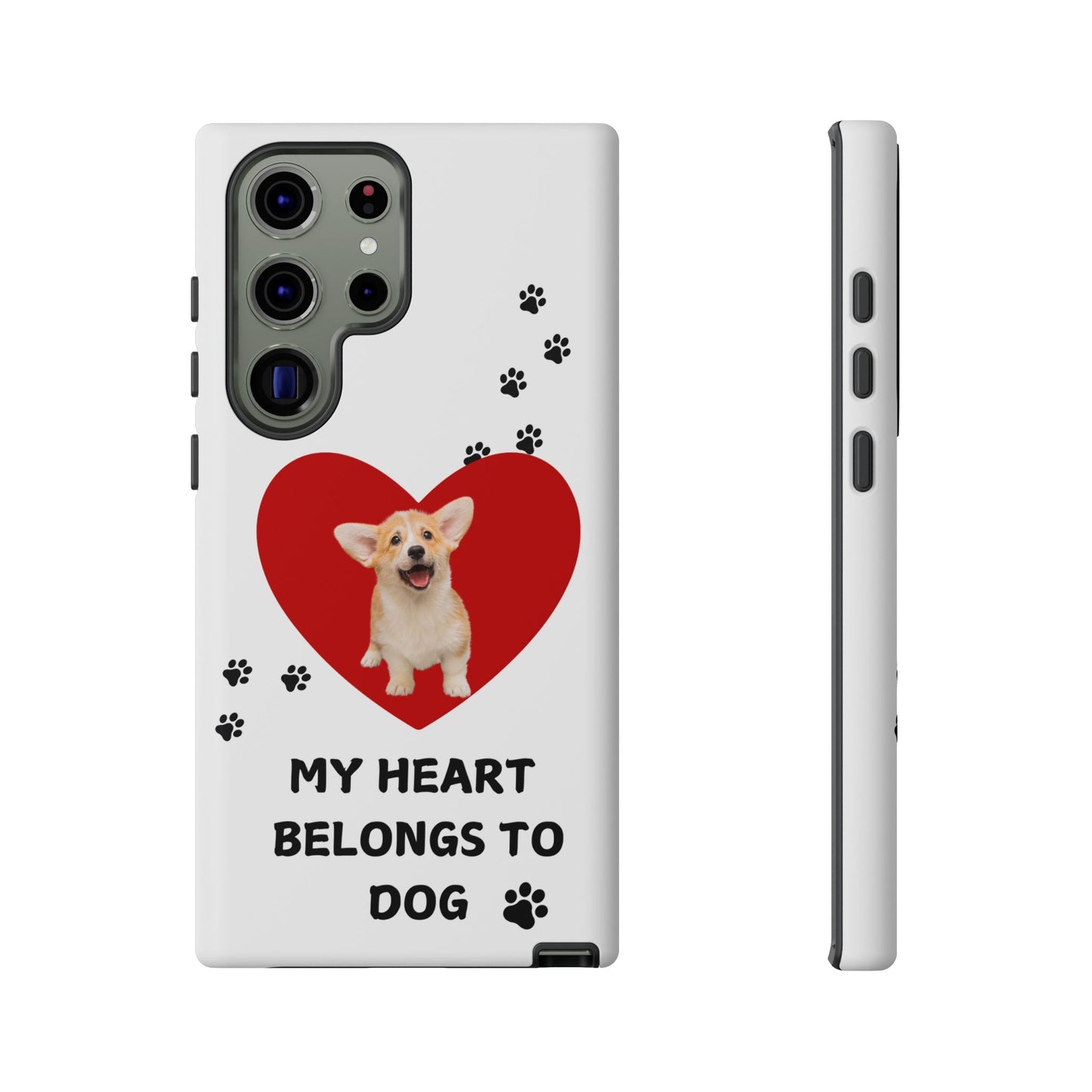My Heart Belongs to Dog -Corgi Pup Version- Smart Phone Tough Case