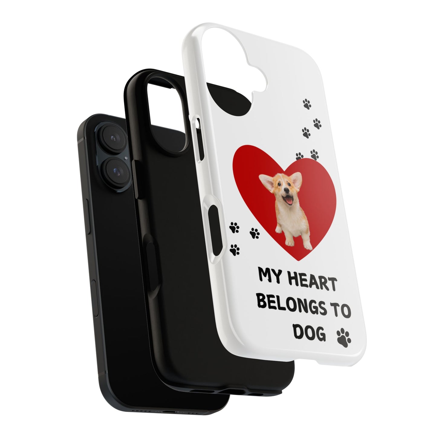 My Heart Belongs to Dog -Corgi Pup Version- Smart Phone Tough Case