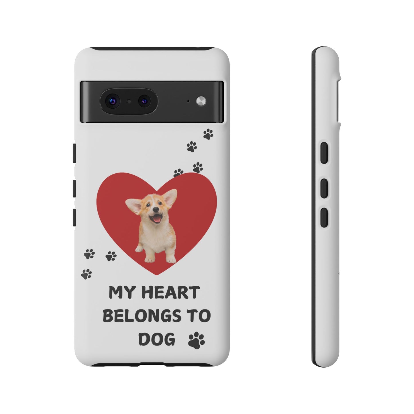 My Heart Belongs to Dog -Corgi Pup Version- Smart Phone Tough Case