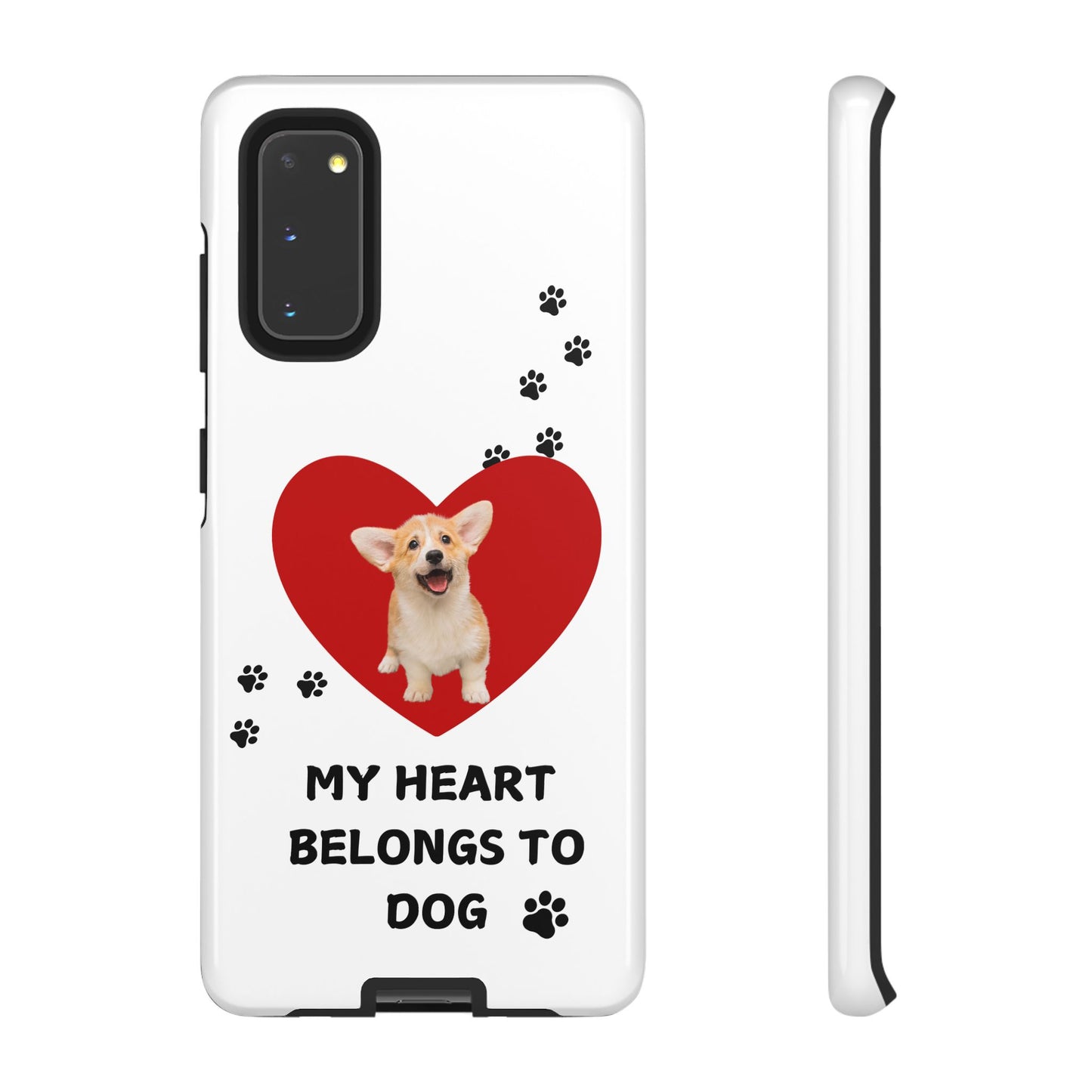 My Heart Belongs to Dog -Corgi Pup Version- Smart Phone Tough Case
