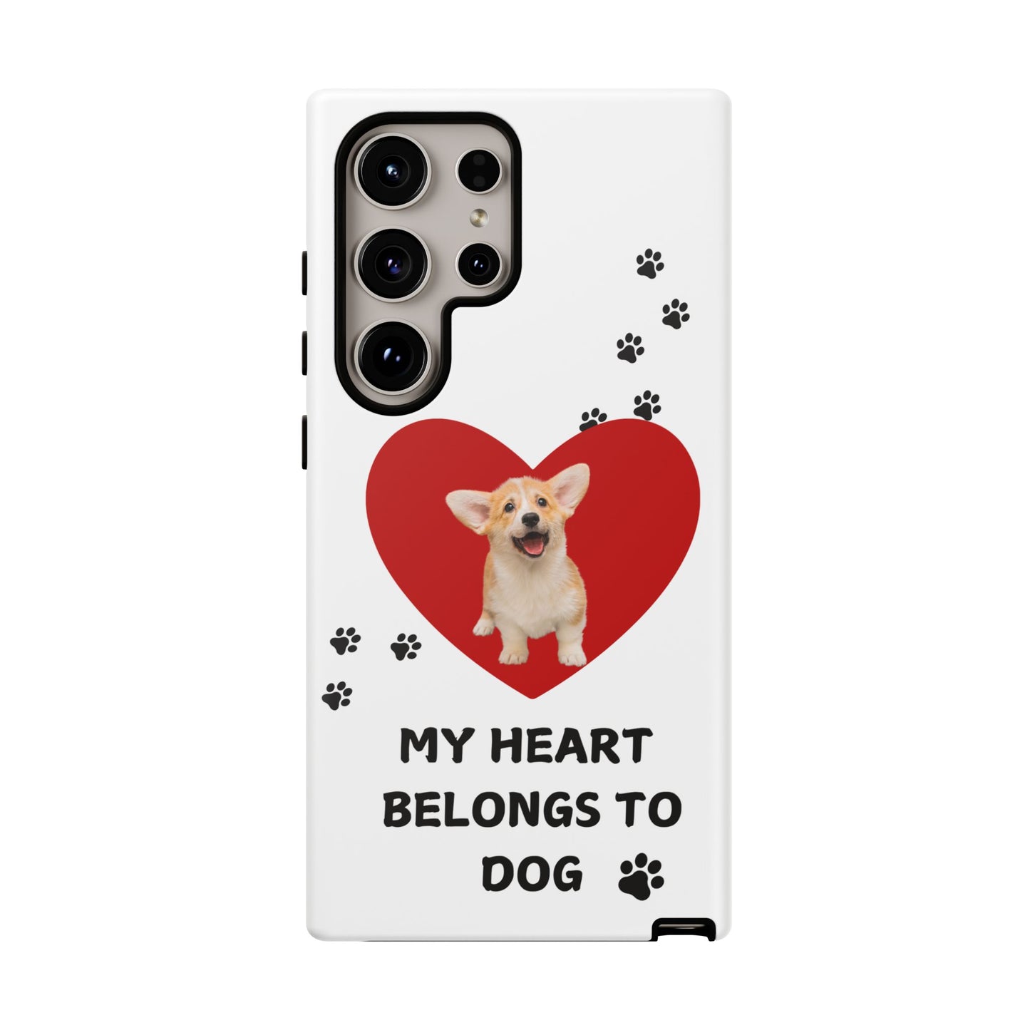 My Heart Belongs to Dog -Corgi Pup Version- Smart Phone Tough Case