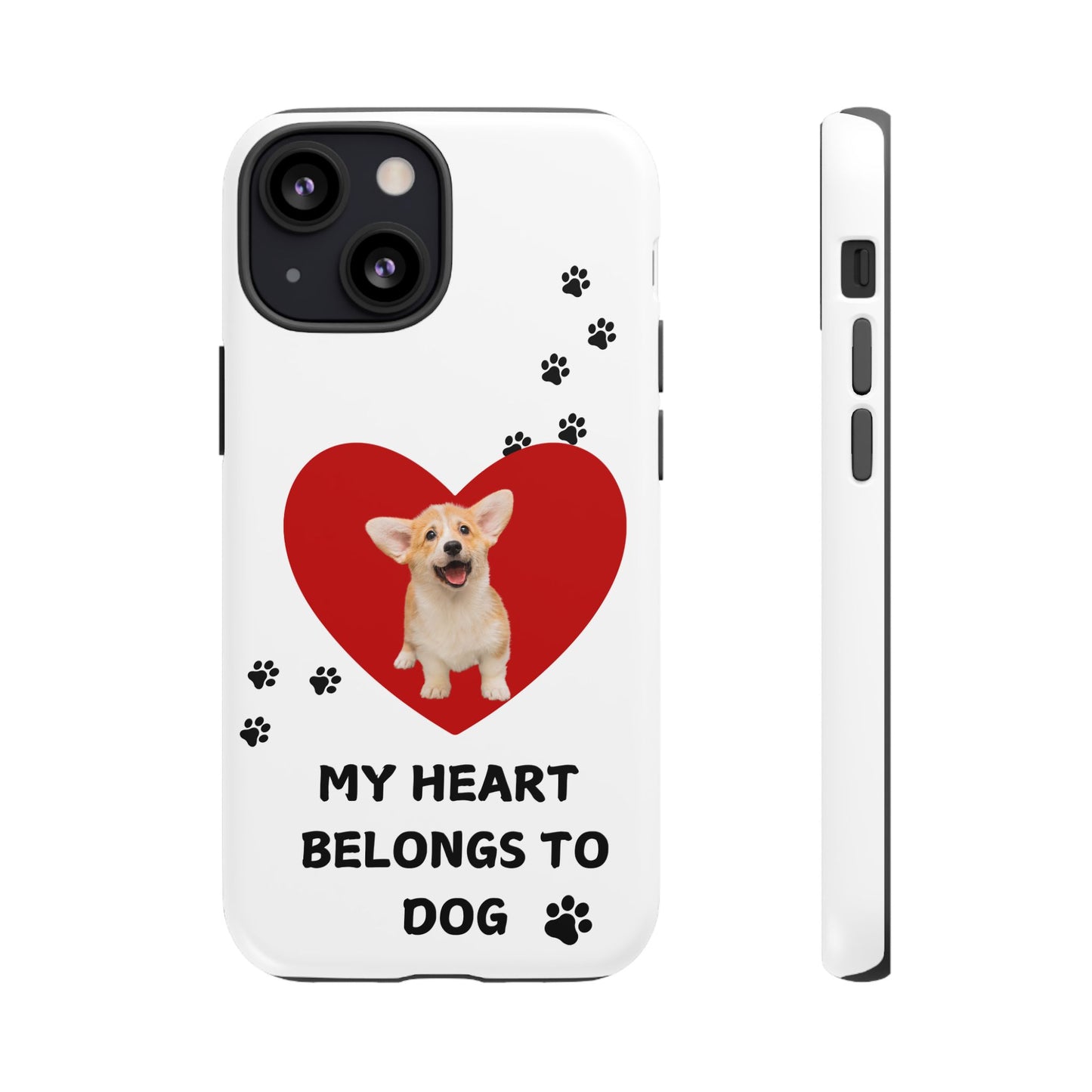 My Heart Belongs to Dog -Corgi Pup Version- Smart Phone Tough Case