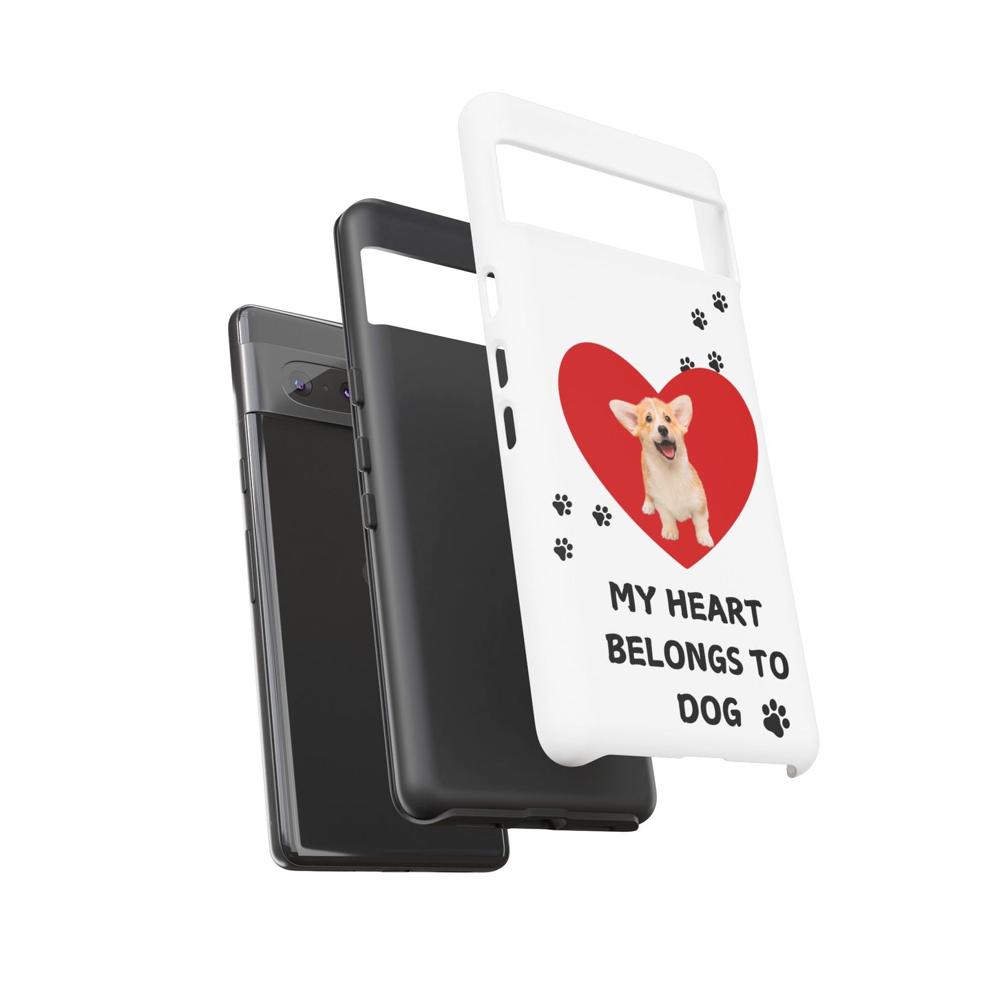 My Heart Belongs to Dog -Corgi Pup Version- Smart Phone Tough Case