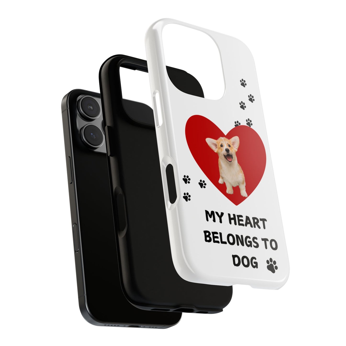 My Heart Belongs to Dog -Corgi Pup Version- Smart Phone Tough Case