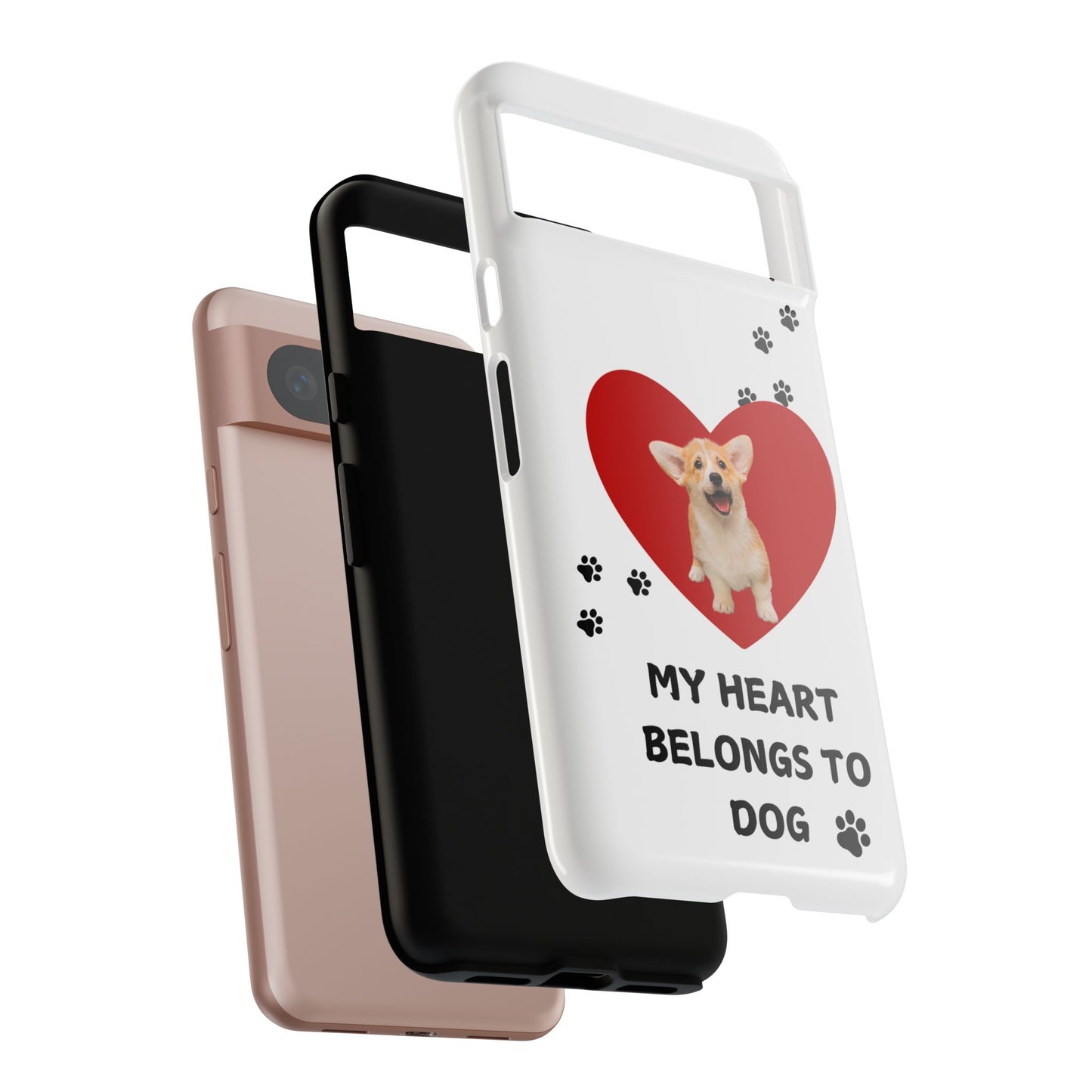 My Heart Belongs to Dog -Corgi Pup Version- Smart Phone Tough Case