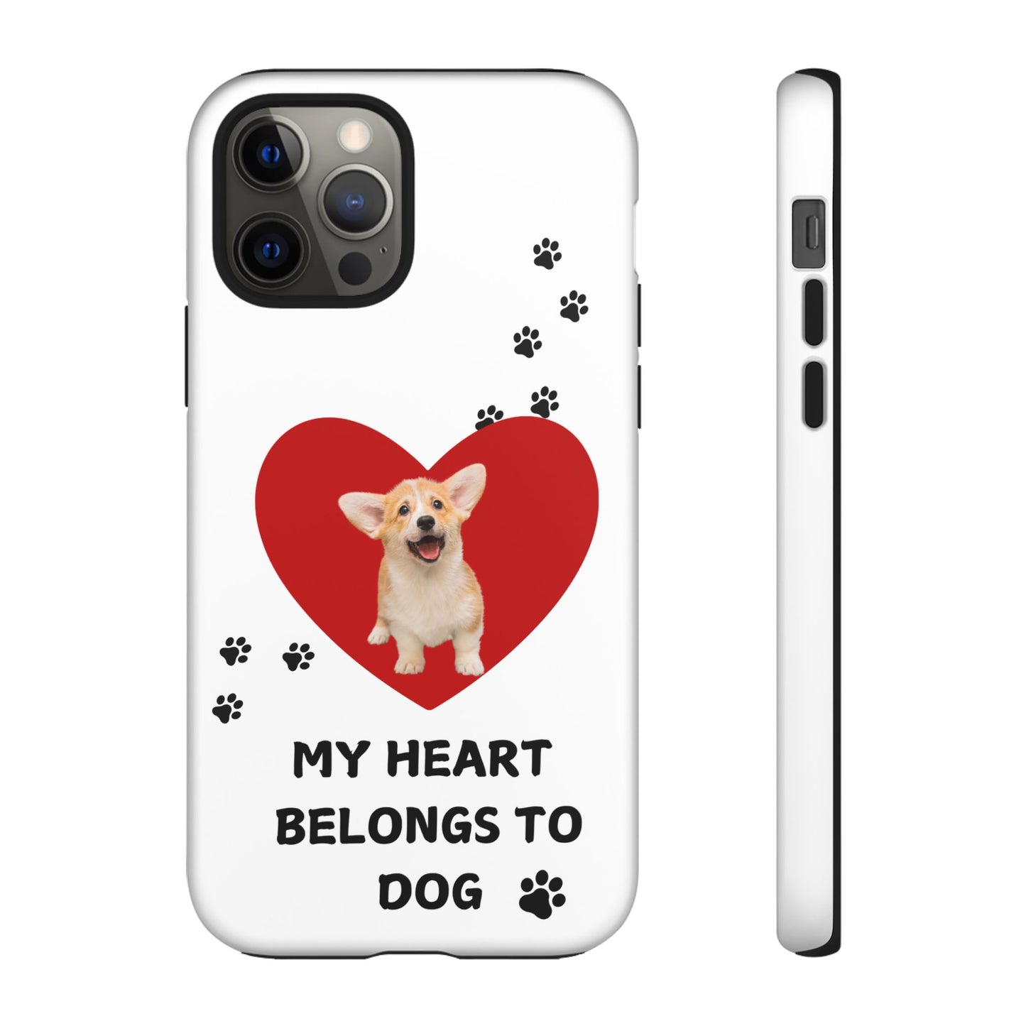 My Heart Belongs to Dog -Corgi Pup Version- Smart Phone Tough Case