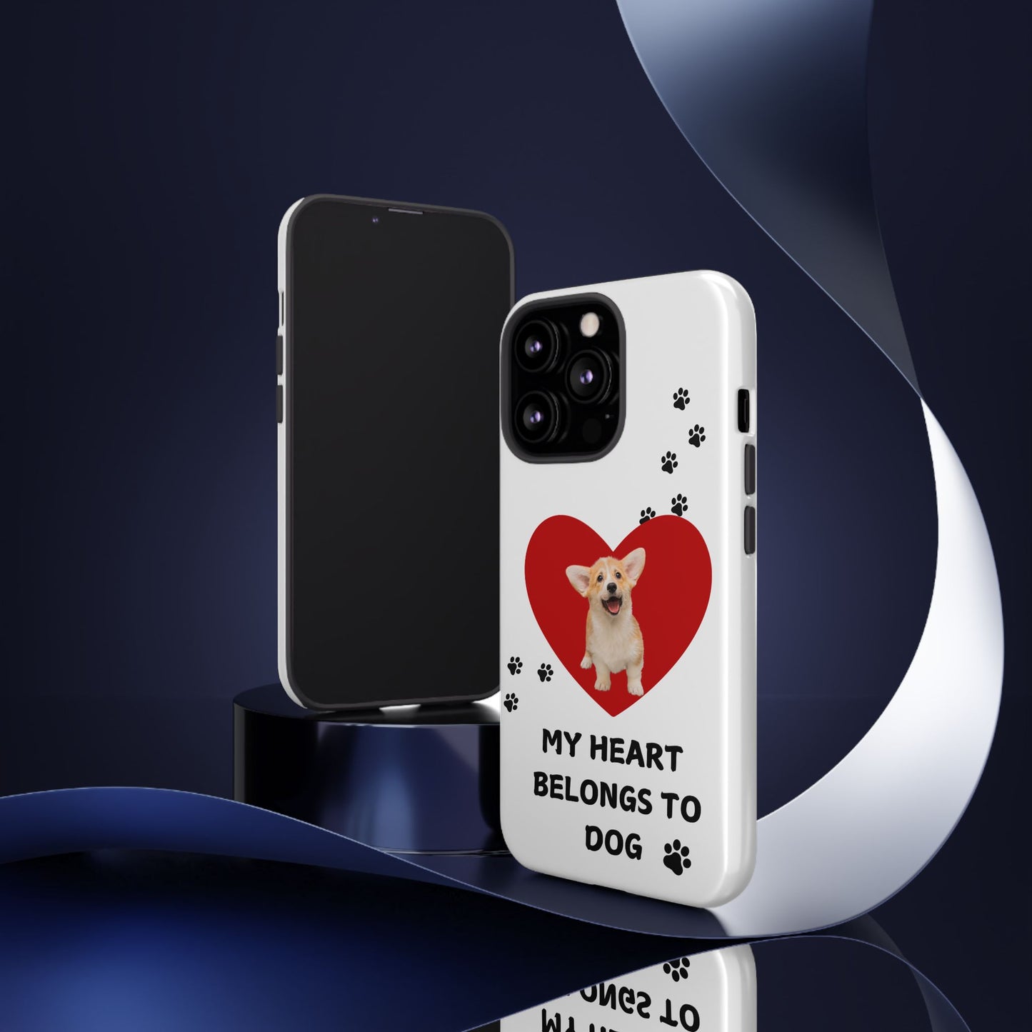 My Heart Belongs to Dog -Corgi Pup Version- Smart Phone Tough Case