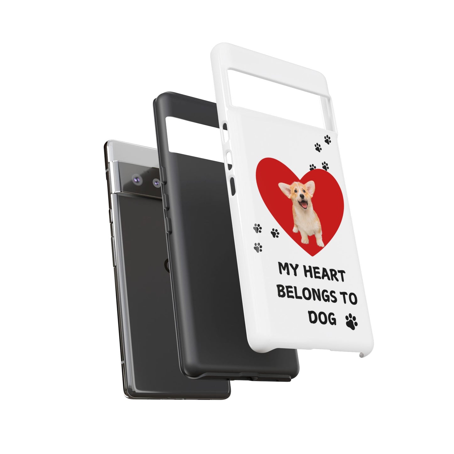 My Heart Belongs to Dog -Corgi Pup Version- Smart Phone Tough Case