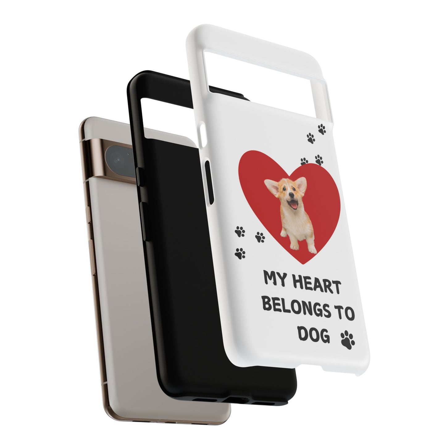 My Heart Belongs to Dog -Corgi Pup Version- Smart Phone Tough Case