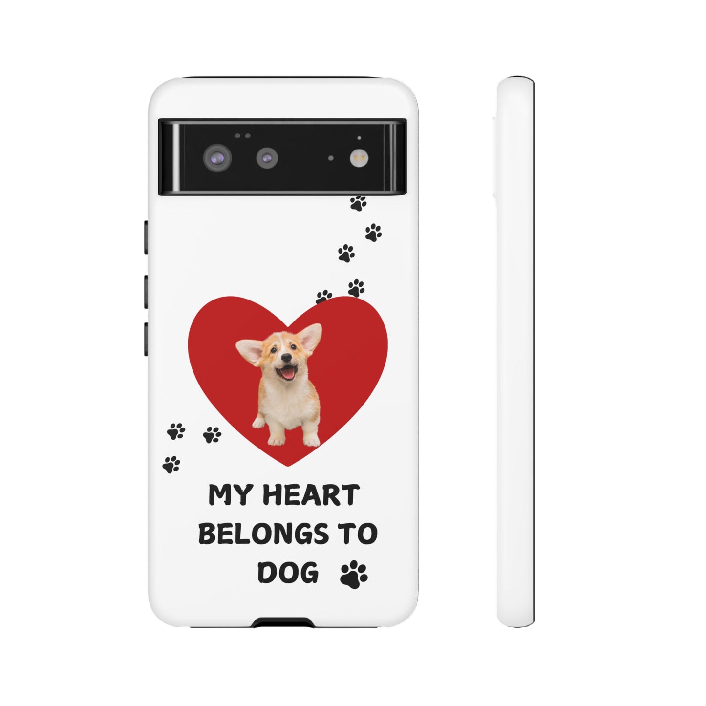 My Heart Belongs to Dog -Corgi Pup Version- Smart Phone Tough Case