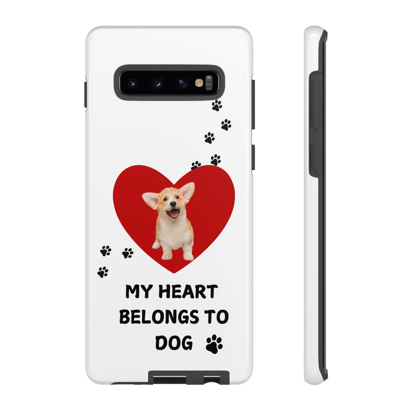 My Heart Belongs to Dog -Corgi Pup Version- Smart Phone Tough Case