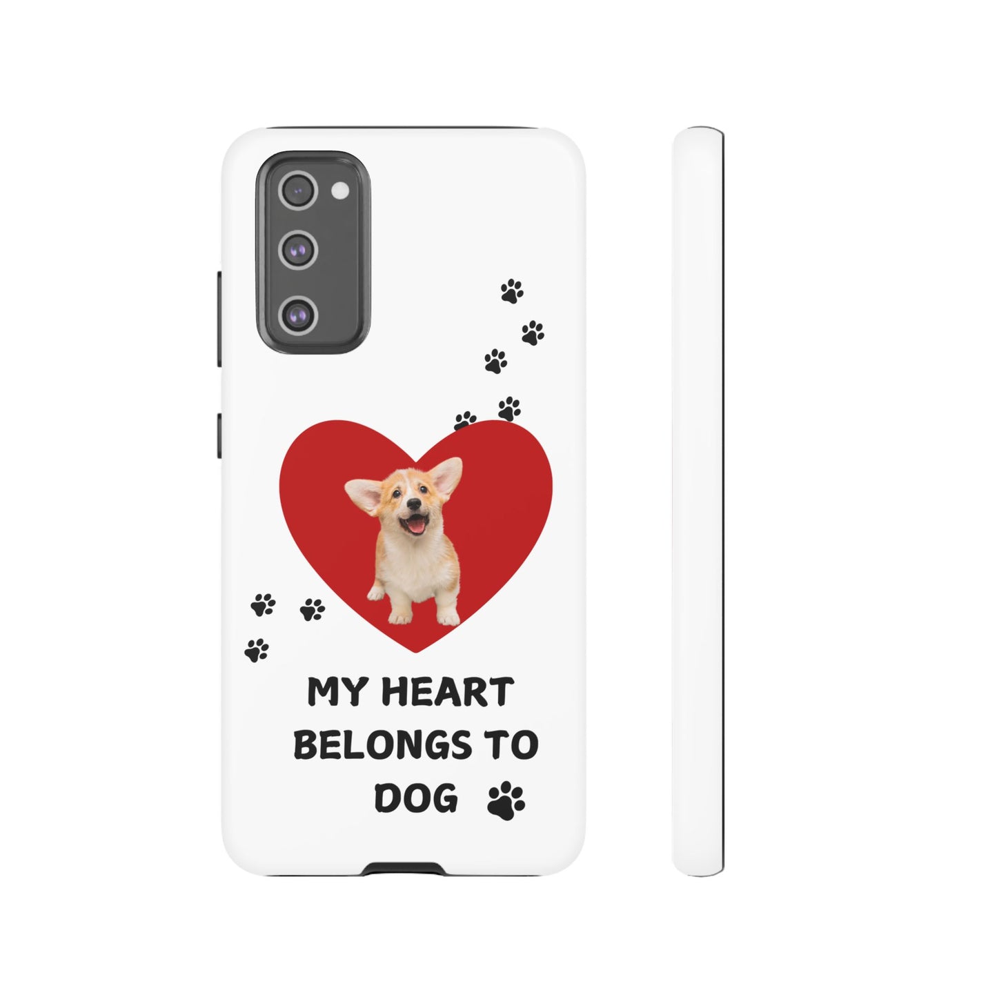 My Heart Belongs to Dog -Corgi Pup Version- Smart Phone Tough Case