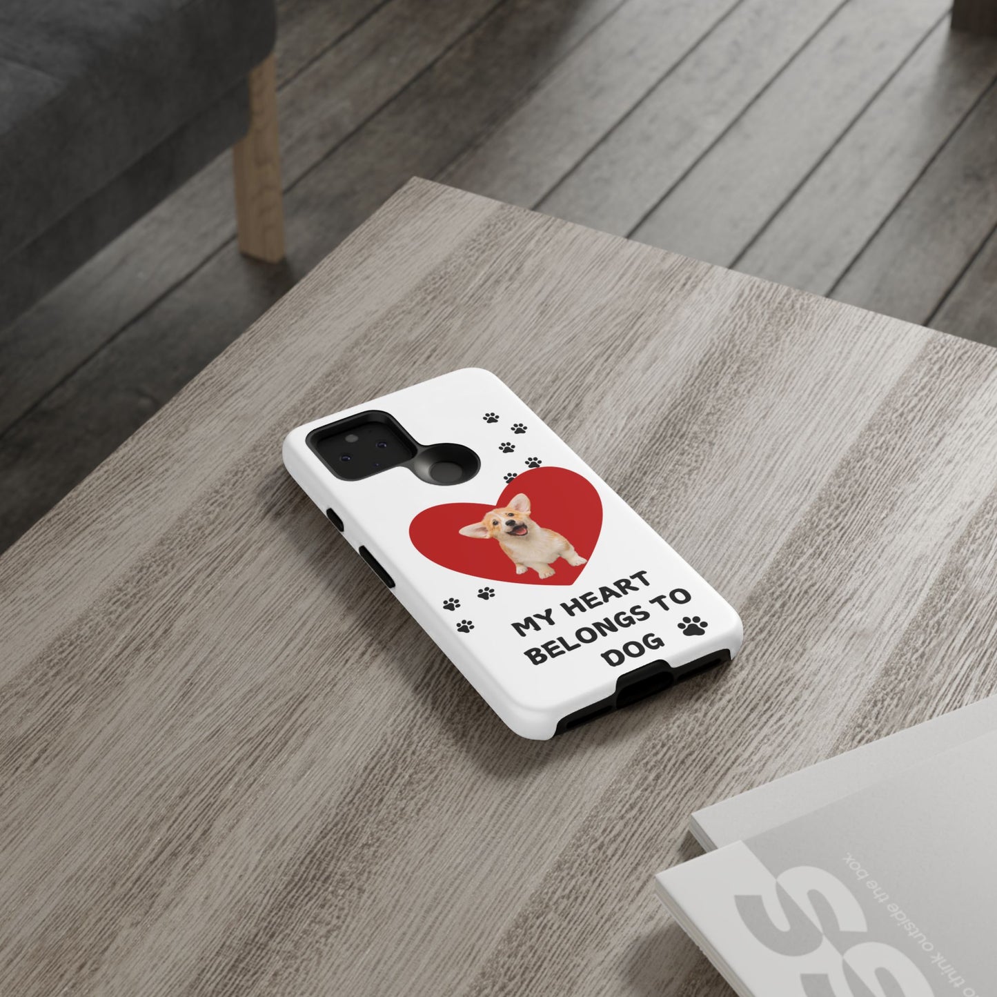 My Heart Belongs to Dog -Corgi Pup Version- Smart Phone Tough Case