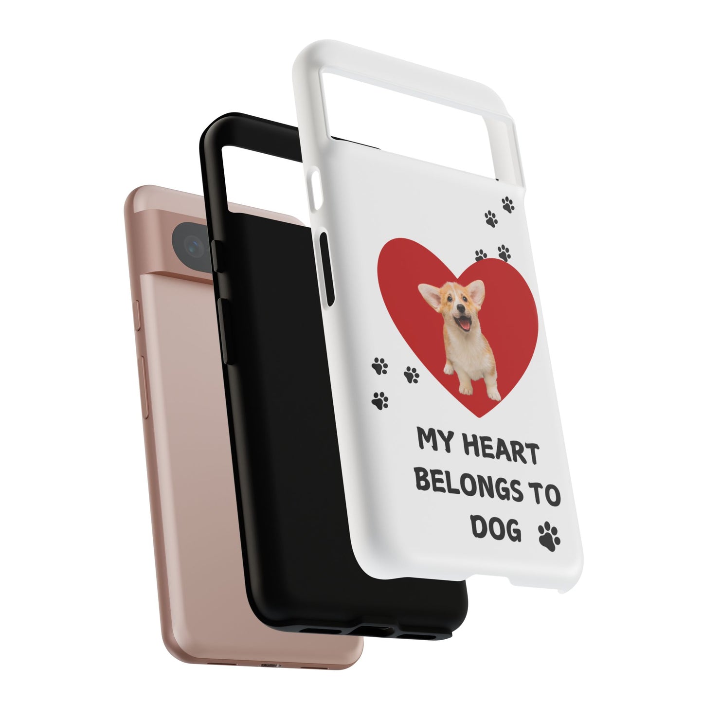 My Heart Belongs to Dog -Corgi Pup Version- Smart Phone Tough Case