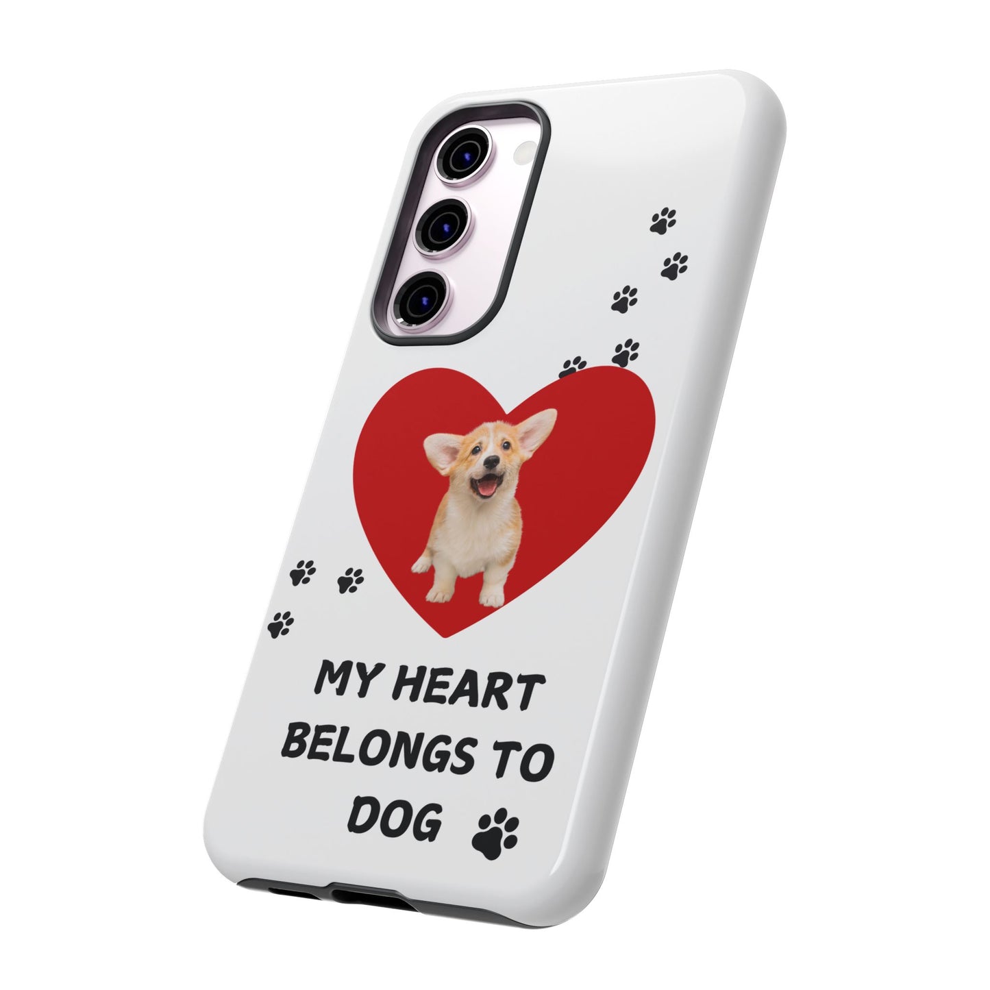 My Heart Belongs to Dog -Corgi Pup Version- Smart Phone Tough Case