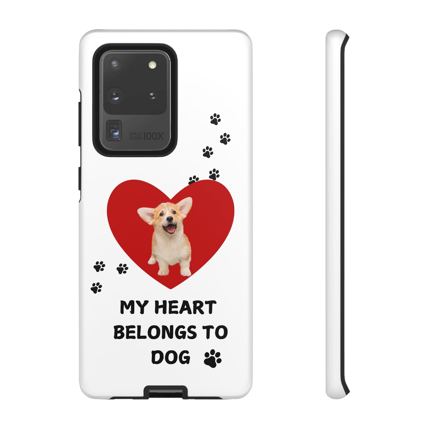 My Heart Belongs to Dog -Corgi Pup Version- Smart Phone Tough Case