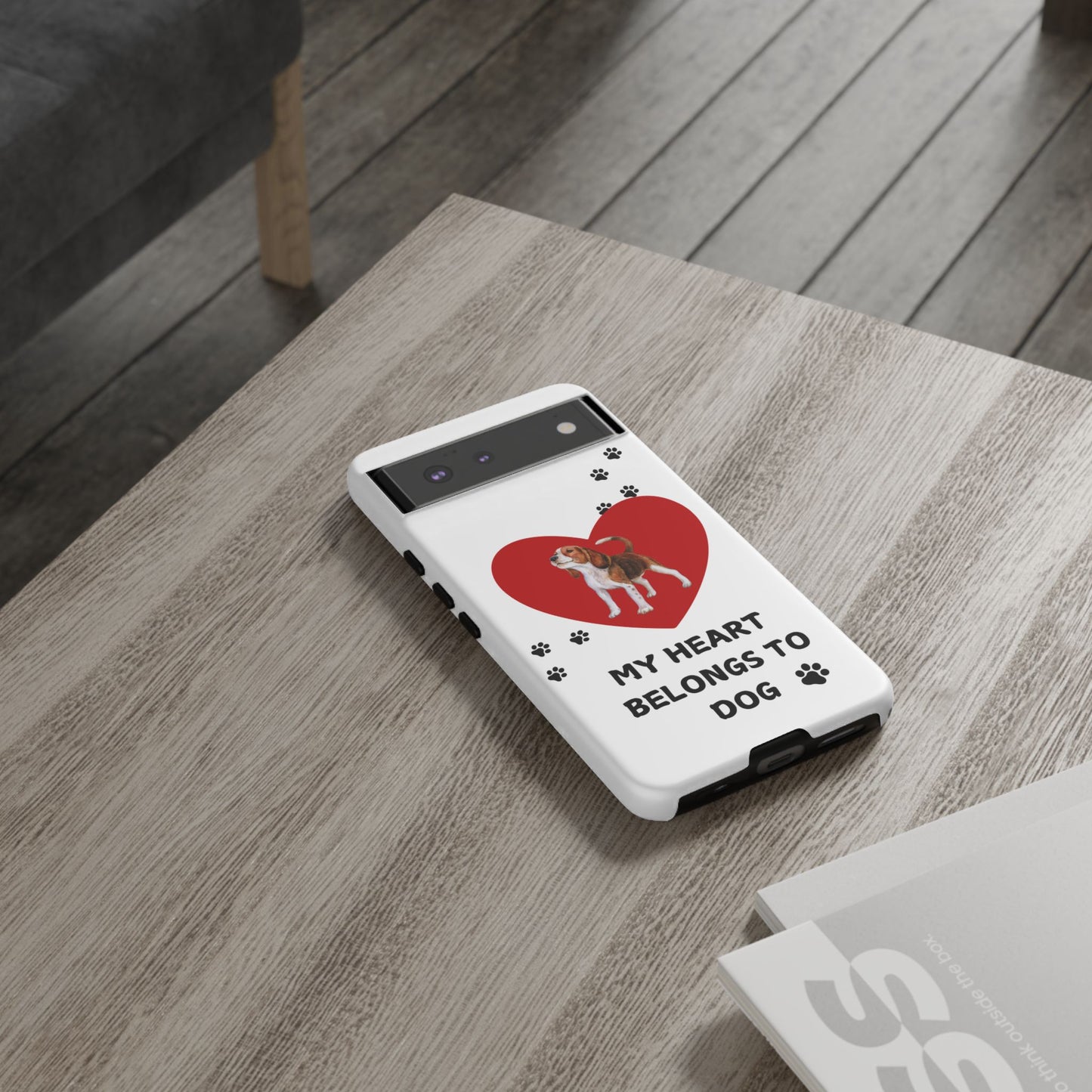 My Heart Belongs to Dog -Beagle Version-  Smart Phone Tough Case