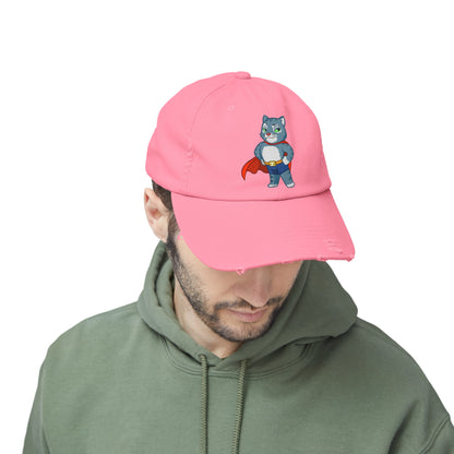 Unisex Cosmic the Explorer Distressed Cap