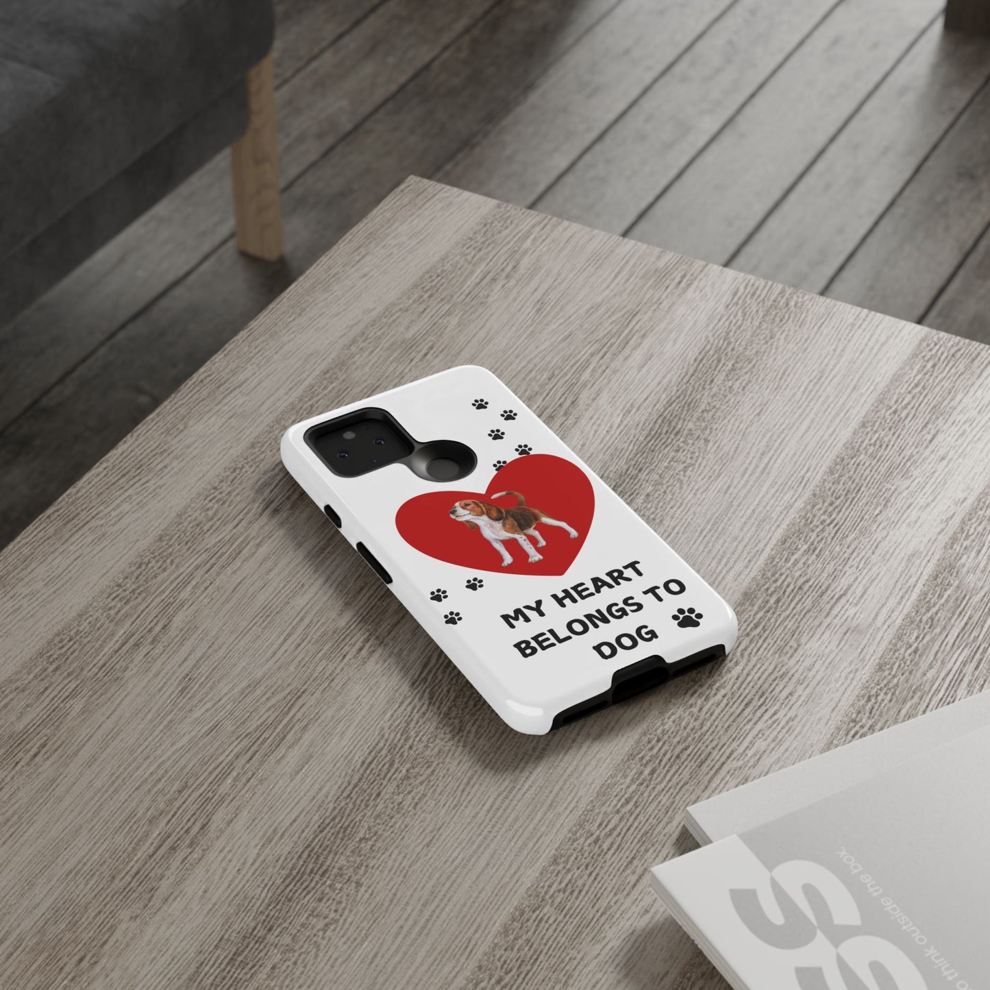 My Heart Belongs to Dog -Beagle Version-  Smart Phone Tough Case