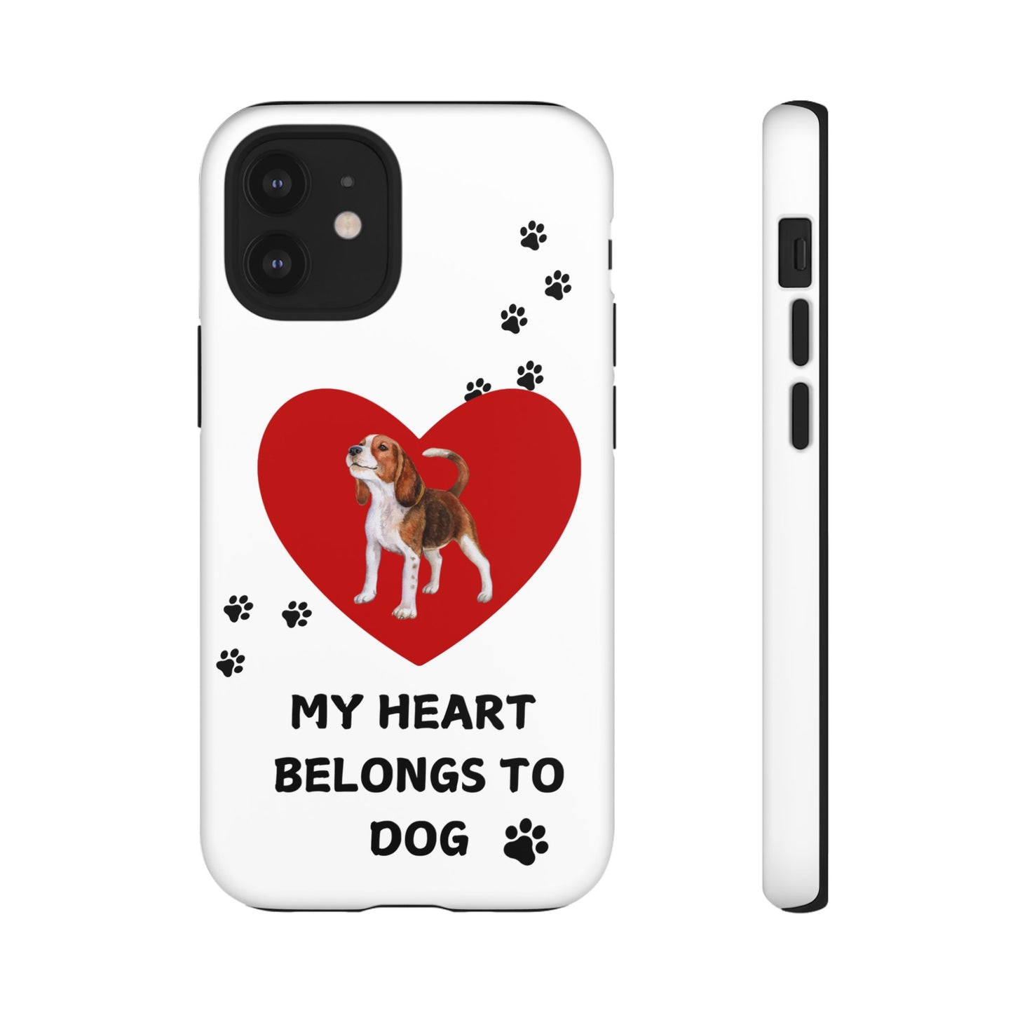 My Heart Belongs to Dog -Beagle Version-  Smart Phone Tough Case