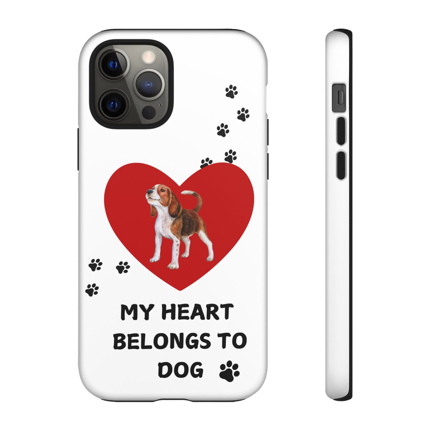 My Heart Belongs to Dog -Beagle Version-  Smart Phone Tough Case