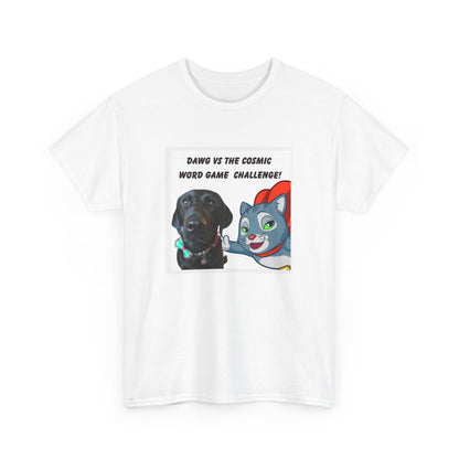 DAWG TAKES THE CHALLENGE Unisex Heavy Cotton Tee