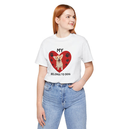 Corgi Pup -My Heart Belongs to Dog TEE