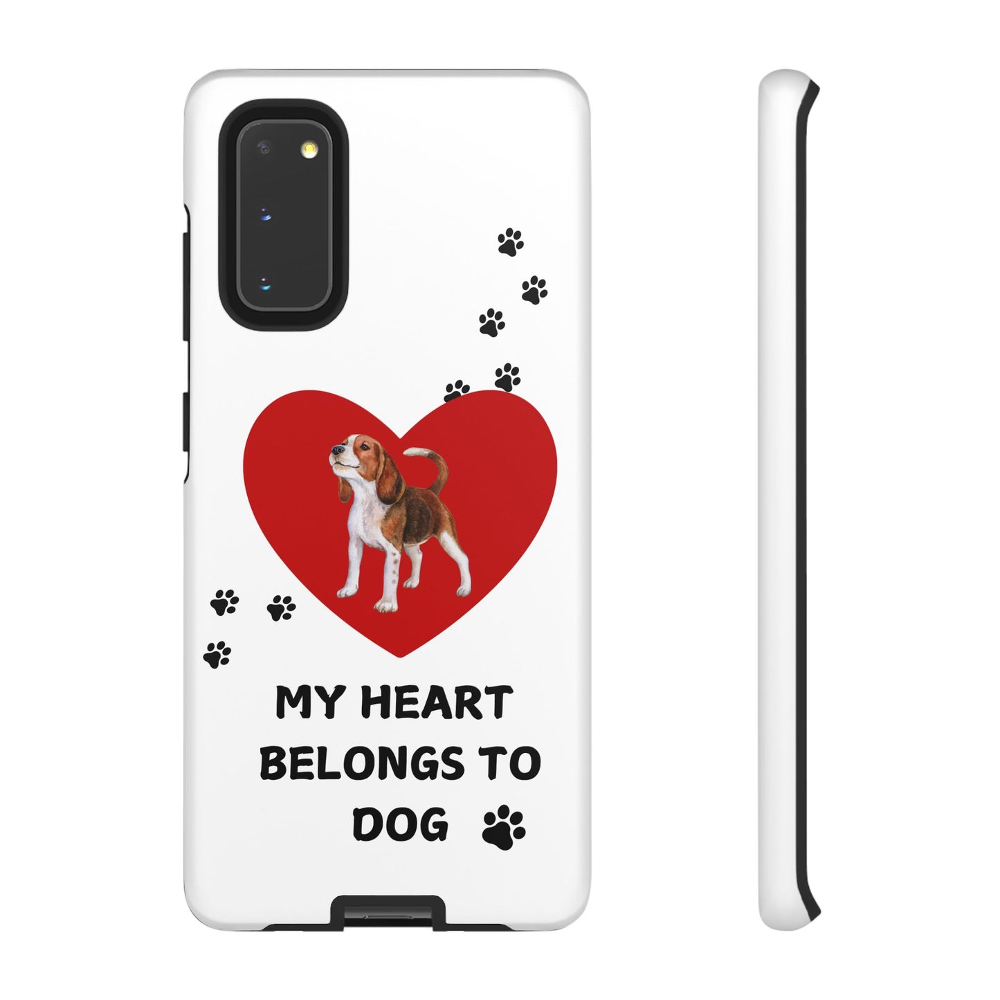 My Heart Belongs to Dog -Beagle Version-  Smart Phone Tough Case