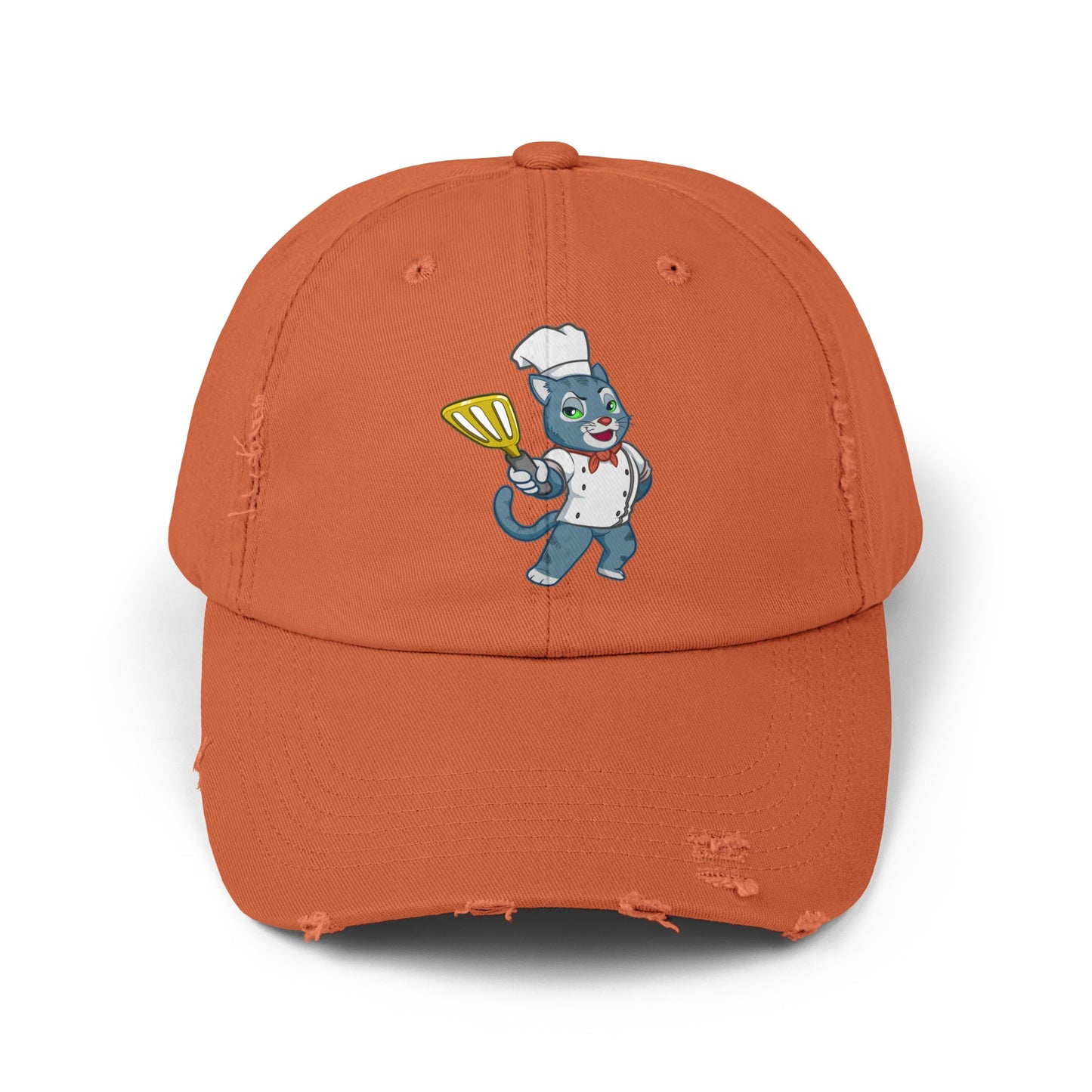 Unisex Cosmic the Foodie Distressed Cap