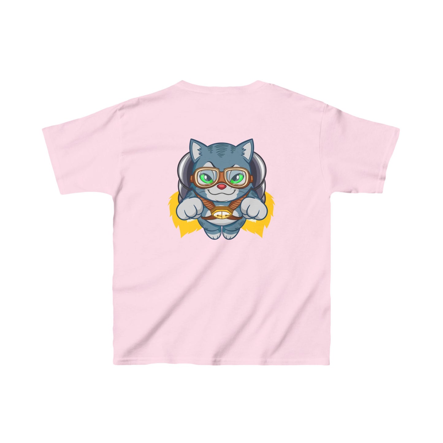 Be Brave & Kind Cosmic Cat Kids Heavy Cotton™  Tee