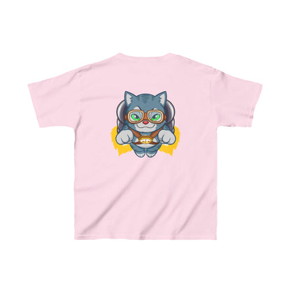 Be Brave & Kind Cosmic Cat Kids Heavy Cotton™  Tee