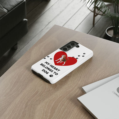 My Heart Belongs to Dog -Beagle Version-  Smart Phone Tough Case