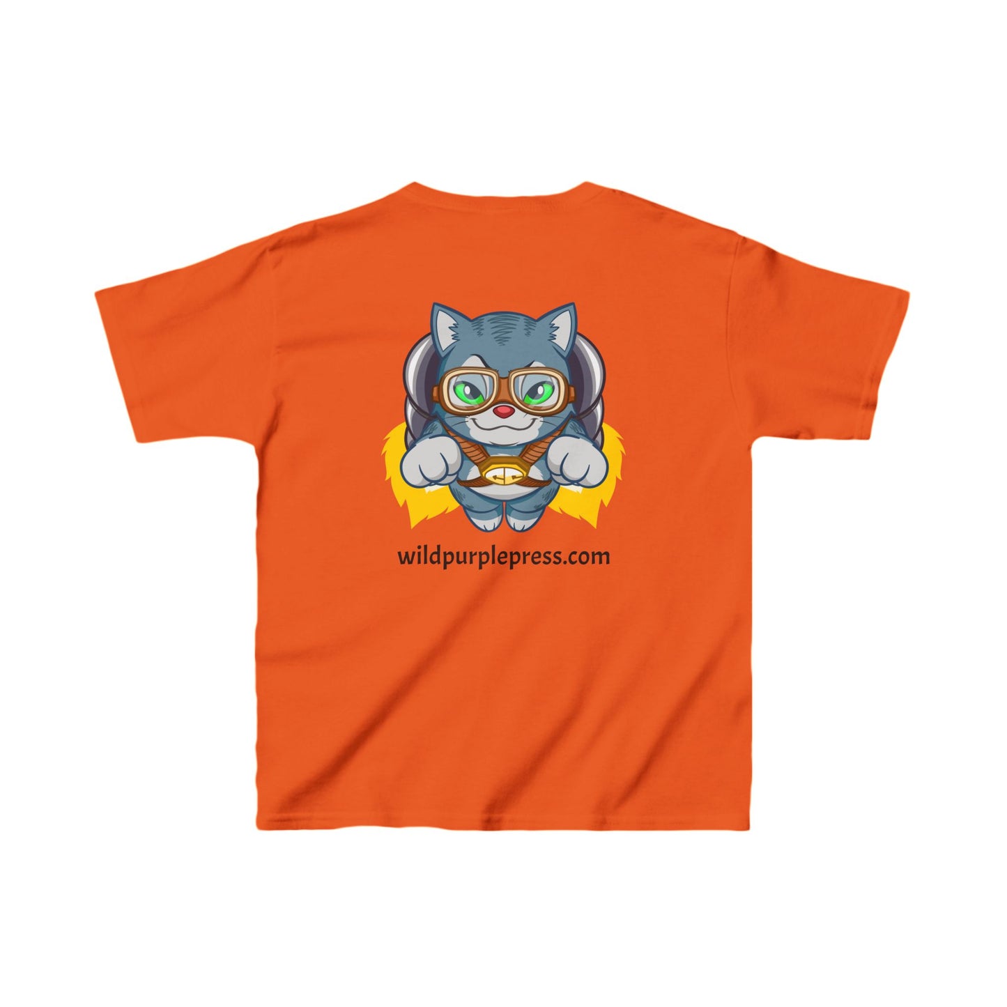 Jet Pak Cosmic Cat Kids Heavy Cotton™ Tee