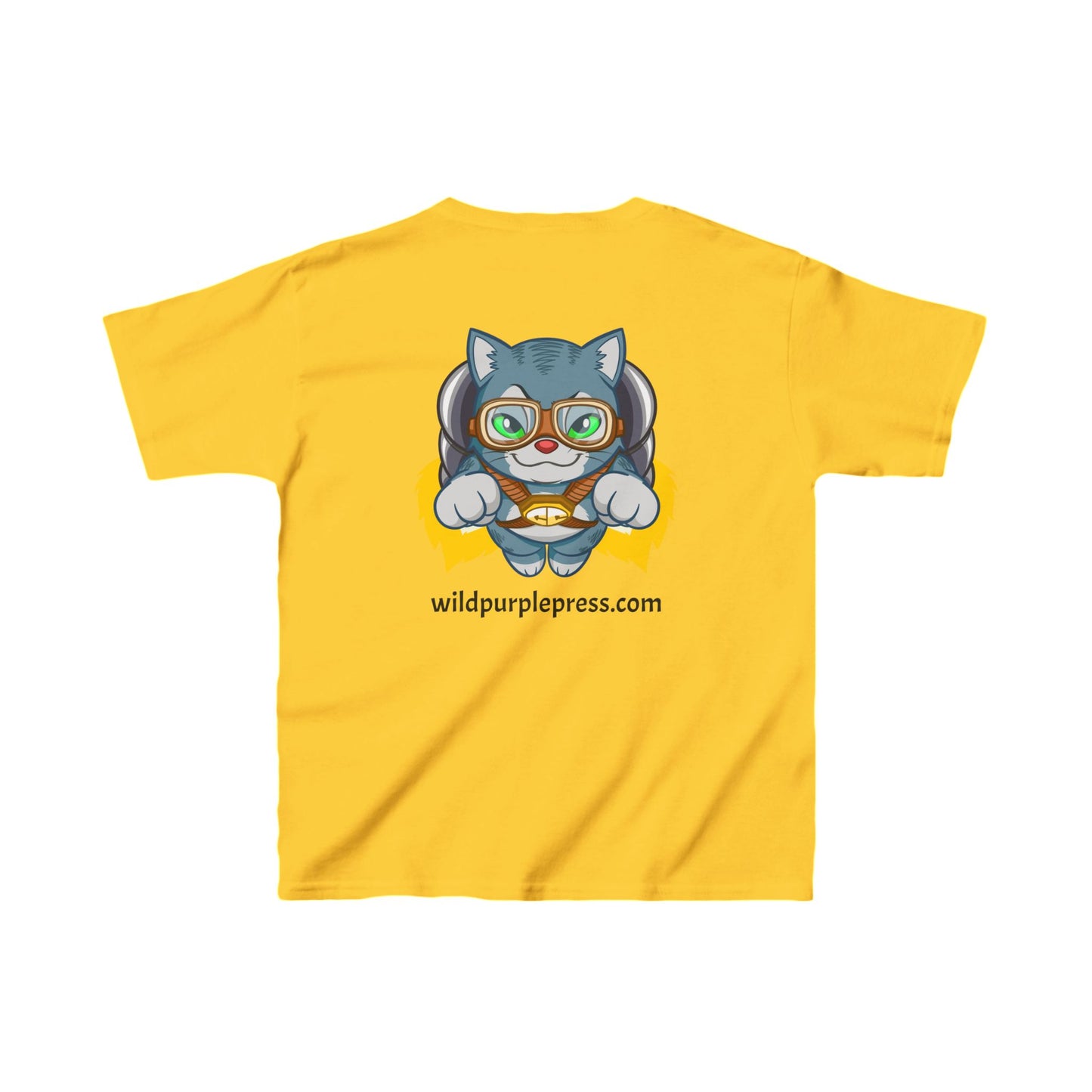 Jet Pak Cosmic Cat Kids Heavy Cotton™ Tee